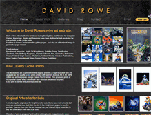 Tablet Screenshot of davidrowe.net